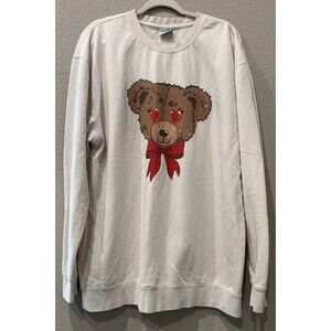 Living Fully Mallory Ervin Teddy Bear Print I Love You Beary Much Women’s XXL